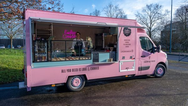 Céline et le food truck l'Atelier Cookie